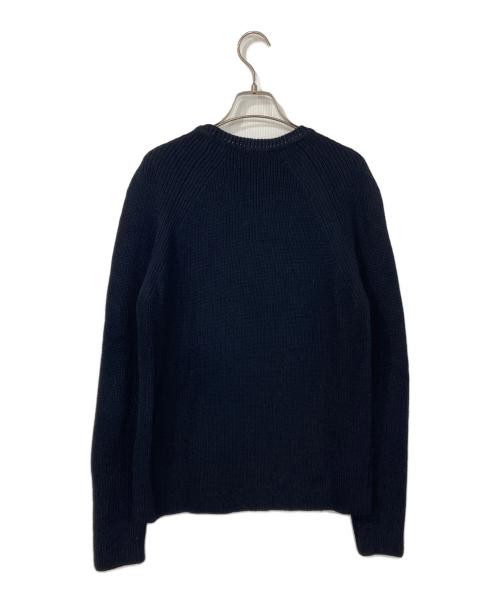 GUCCI（グッチ）GUCCI (グッチ) メリノウールクルーネックニット ブラック サイズ:Mの古着・服飾アイテム