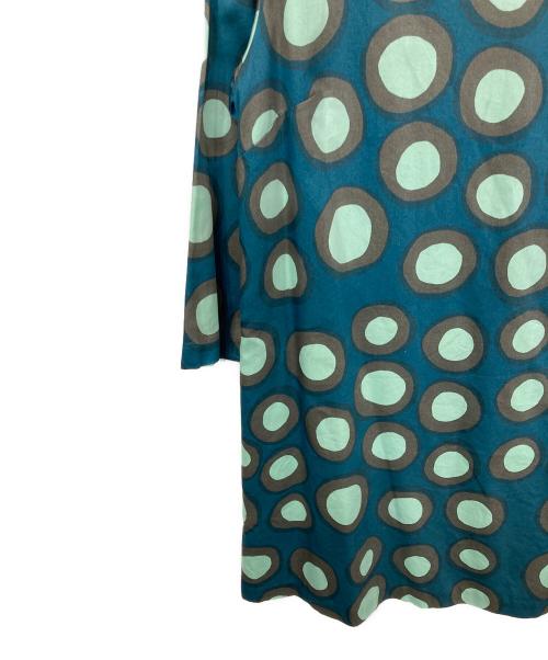 marimekko（マリメッコ）marimekko (マリメッコ) 水玉ワンピース ブルーグリーン サイズ:38の古着・服飾アイテム
