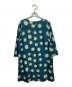marimekko（マリメッコ）の古着「水玉ワンピース」｜ブルーグリーン