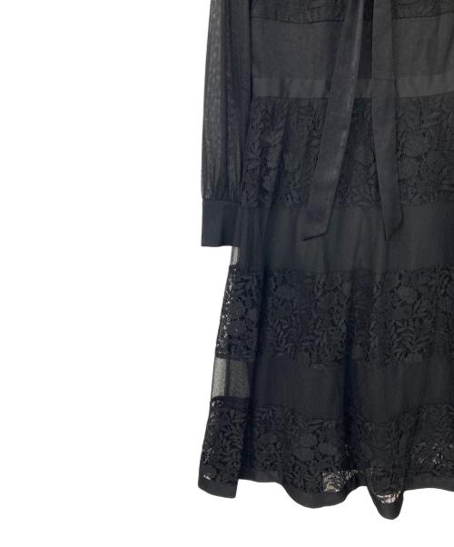 JILL STUART（ジルスチュアート）JILL STUART (ジルスチュアート) カトレアワンピース ブラック サイズ:4の古着・服飾アイテム