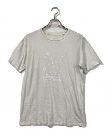 MARTIN MARGIELA（マルタン・マルジェラ）の古着「コットンナンバーロゴクルーネックS/Sカットソー」｜ホワイト