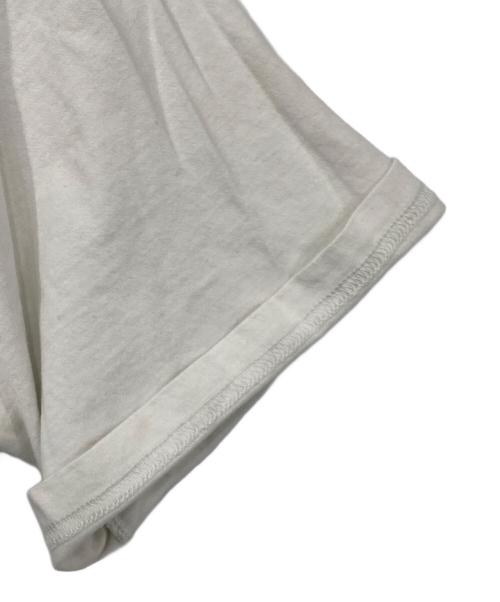 MARTIN MARGIELA（マルタン・マルジェラ）MARTIN MARGIELA (マルタン・マルジェラ) コットンナンバーロゴクルーネックS/Sカットソー ホワイト サイズ:Mの古着・服飾アイテム