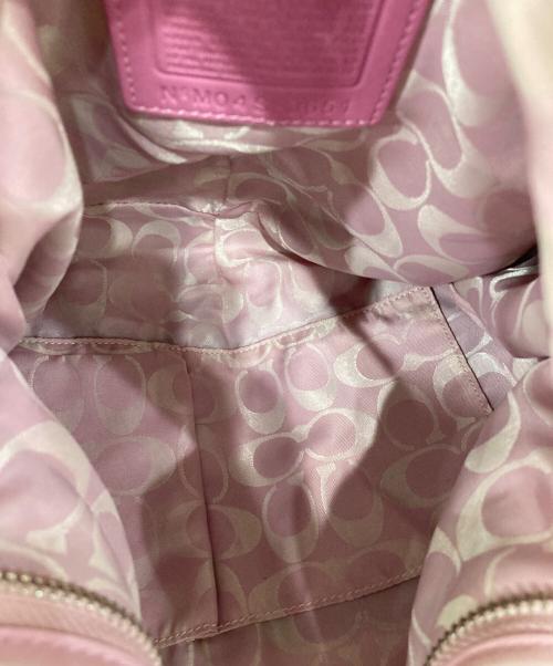 COACH（コーチ）COACH (コーチ) ワンショルダーバッグ ピンクの古着・服飾アイテム