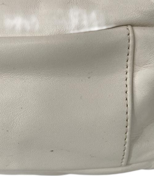 COACH（コーチ）COACH (コーチ) ペネロピ レザー サッチェル ハンドバッグ アイボリー×ブラウンの古着・服飾アイテム