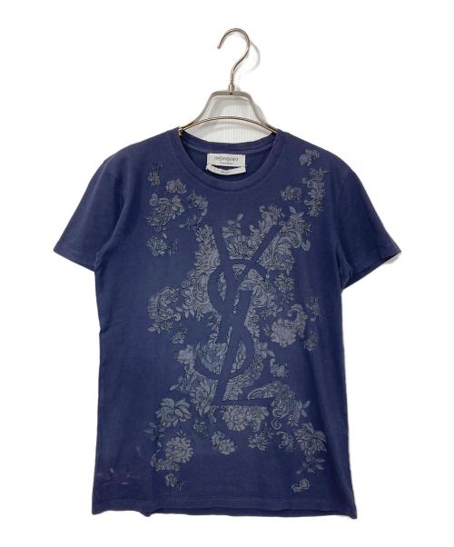 Yves Saint Laurent（イヴサンローラン）Yves Saint Laurent (イヴサンローラン) Tシャツ ネイビー サイズ:40の古着・服飾アイテム