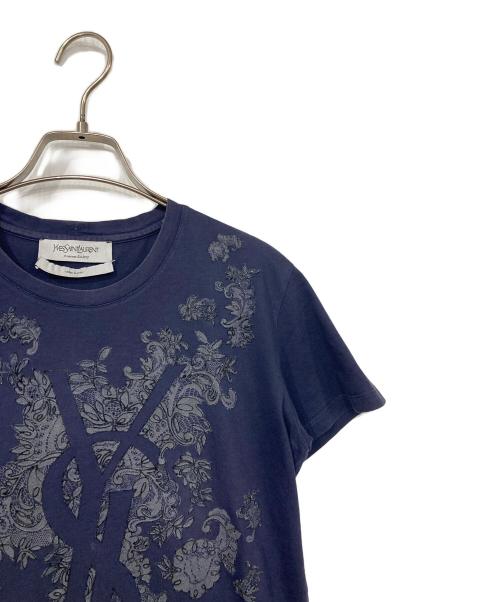 Yves Saint Laurent（イヴサンローラン）Yves Saint Laurent (イヴサンローラン) Tシャツ ネイビー サイズ:40の古着・服飾アイテム