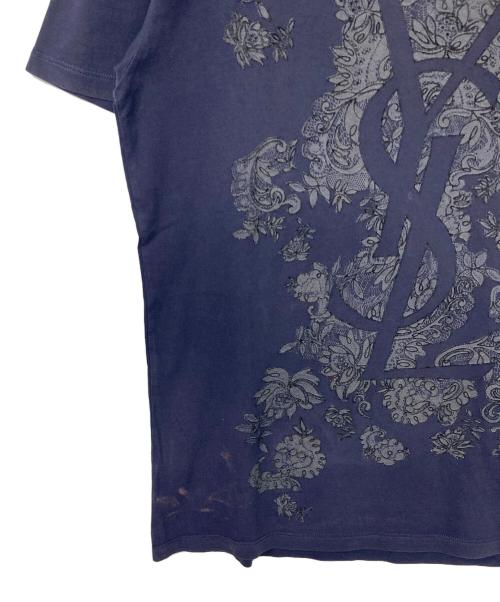 Yves Saint Laurent（イヴサンローラン）Yves Saint Laurent (イヴサンローラン) Tシャツ ネイビー サイズ:40の古着・服飾アイテム