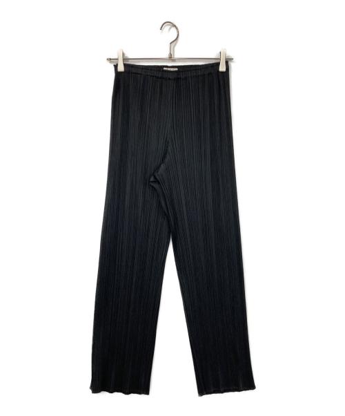 PLEATS PLEASE（プリーツプリーズ）PLEATS PLEASE (プリーツプリーズ) プリーツパンツ ブラック サイズ:1の古着・服飾アイテム