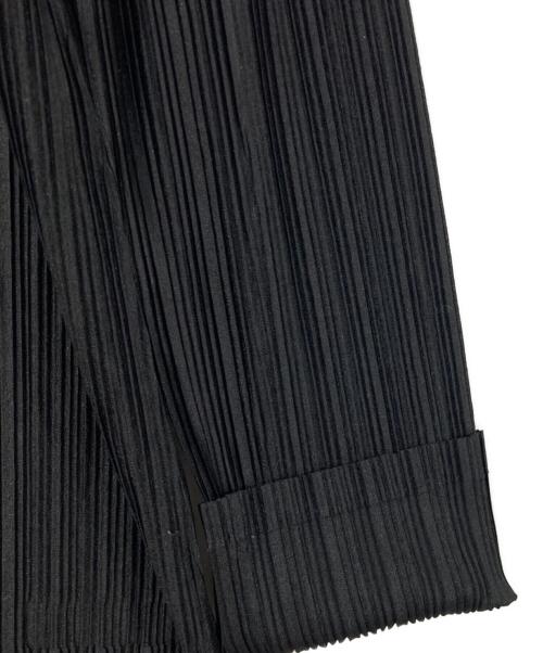 PLEATS PLEASE（プリーツプリーズ）PLEATS PLEASE (プリーツプリーズ) プリーツシャツ ブラック サイズ:3の古着・服飾アイテム
