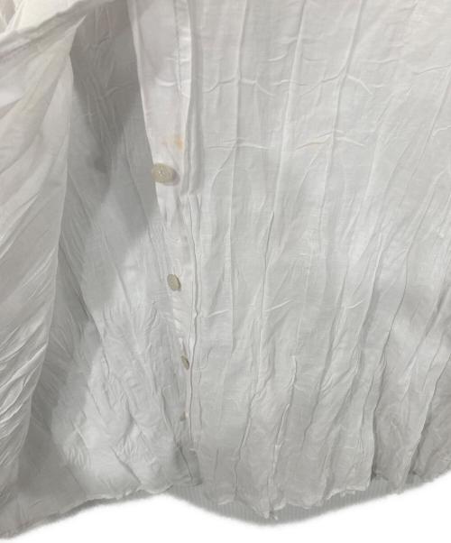 PLEATS PLEASE（プリーツプリーズ）PLEATS PLEASE (プリーツプリーズ) ワッシャーシャツ ホワイト サイズ:3の古着・服飾アイテム
