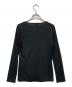 ISSEY MIYAKE FETE (イッセイミヤケフェット) 長袖カットソー ブラック サイズ:2：5000円