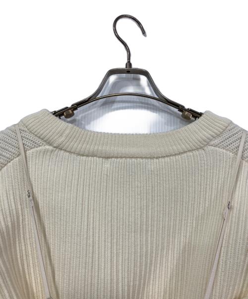 COCODEAL（ココディール）COCODEAL (ココディール) ビッグニット×チュールワンピース ベージュ サイズ:1の古着・服飾アイテム