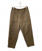 ATONエイトン）の古着「200SE TRAPERED PANTS/テーパードパンツ」｜ブラウン
