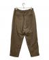 ATON (エイトン) 200SE TRAPERED PANTS/テーパードパンツ ブラウン サイズ:06：5000円