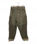 Swedish Armyスウェーデン軍）の古着「M36 ウールミリタリーパンツ」｜グレー