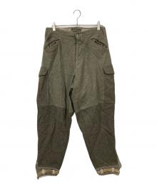 Swedish Army（スウェーデン軍）の古着「M36 ウールミリタリーパンツ」｜グレー