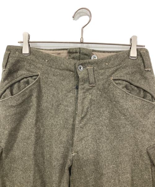 Swedish Army（スウェーデン軍）Swedish Army (スウェーデン軍) M36 ウールミリタリーパンツ グレー サイズ:表記消えの古着・服飾アイテム