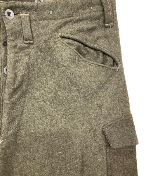 Swedish Army（スウェーデン軍）Swedish Army (スウェーデン軍) M36 ウールミリタリーパンツ グレー サイズ:表記消えの古着・服飾アイテム