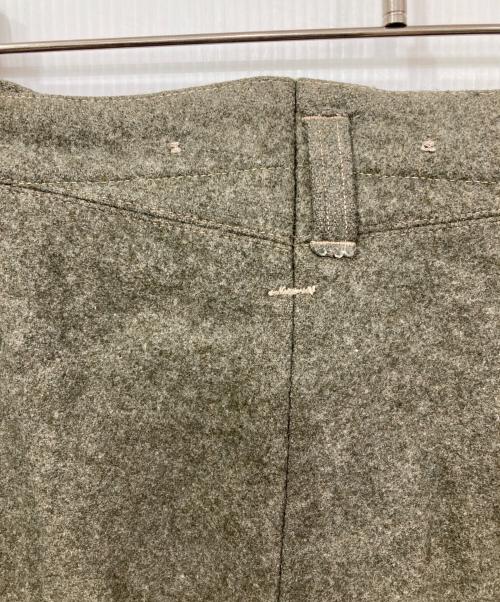 Swedish Army（スウェーデン軍）Swedish Army (スウェーデン軍) M36 ウールミリタリーパンツ グレー サイズ:表記消えの古着・服飾アイテム