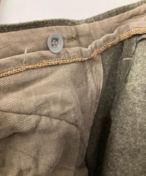 Swedish Army（スウェーデン軍）Swedish Army (スウェーデン軍) M36 ウールミリタリーパンツ グレー サイズ:表記消えの古着・服飾アイテム