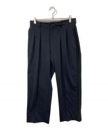 RAINMAKER（レインメーカー）の古着「SIDE STRIPE TROUSERS」｜ネイビー