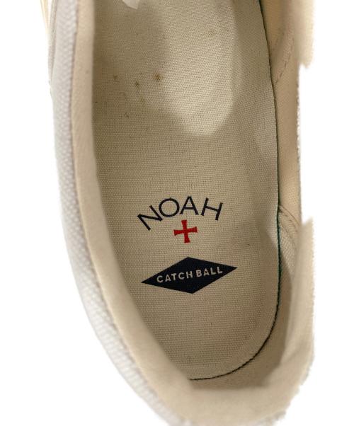 Noah（ノア）Noah (ノア) CATCH BALL (キャッチボール) キャンバススニーカー アイボリー サイズ:25.0の古着・服飾アイテム
