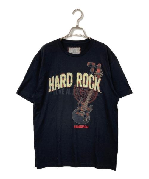 Hard Rock cafe（ハードロックカフェ）Hard Rock cafe (ハードロックカフェ) ギタープリントTシャツ ブラック サイズ:L 未使用品の古着・服飾アイテム