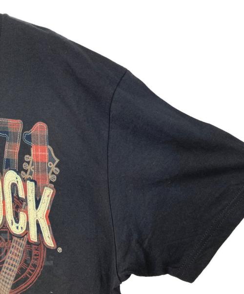 Hard Rock cafe（ハードロックカフェ）Hard Rock cafe (ハードロックカフェ) ギタープリントTシャツ ブラック サイズ:L 未使用品の古着・服飾アイテム