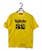 NEIGHBORHOODネイバーフッド）の古着「ロゴプリントtシャツ」｜イエロー