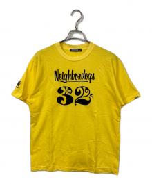 NEIGHBORHOOD（ネイバーフッド）の古着「ロゴプリントtシャツ」｜イエロー