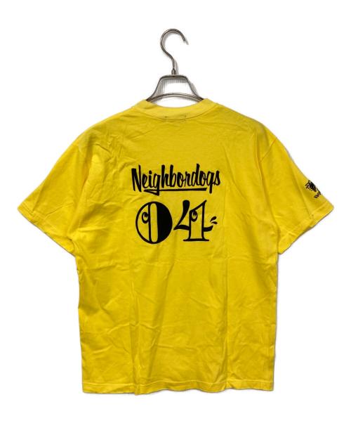 NEIGHBORHOOD（ネイバーフッド）NEIGHBORHOOD (ネイバーフッド) ロゴプリントtシャツ イエロー サイズ:MEDIUMの古着・服飾アイテム