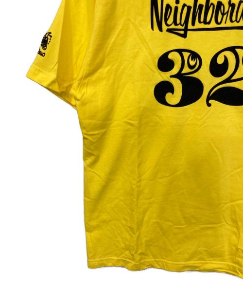 NEIGHBORHOOD（ネイバーフッド）NEIGHBORHOOD (ネイバーフッド) ロゴプリントtシャツ イエロー サイズ:MEDIUMの古着・服飾アイテム
