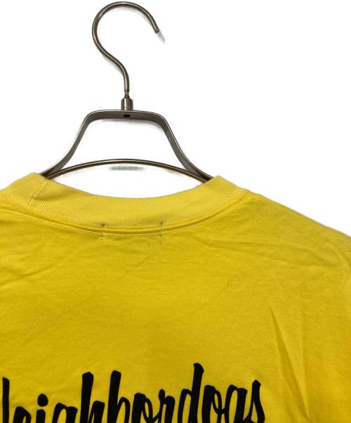 NEIGHBORHOOD（ネイバーフッド）NEIGHBORHOOD (ネイバーフッド) ロゴプリントtシャツ イエロー サイズ:MEDIUMの古着・服飾アイテム