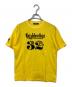 NEIGHBORHOOD（ネイバーフッド）の古着「ロゴプリントtシャツ」｜イエロー