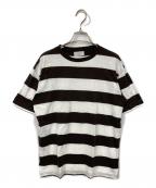 GOODENOUGH）の古着「ボーダーTシャツ」｜ブラウン×ブラック