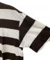 中古・古着 GOODENOUGH (グッドイナフ) ボーダーTシャツ ブラウン×ブラック サイズ:MEDIUM：5000円
