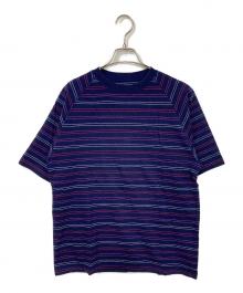 GOODENOUGH（グッドイナフ）の古着「ボーダーTシャツ」｜ネイビー