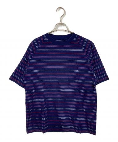 中古・古着通販】GOODENOUGH (グッドイナフ) ボーダーTシャツ ネイビー