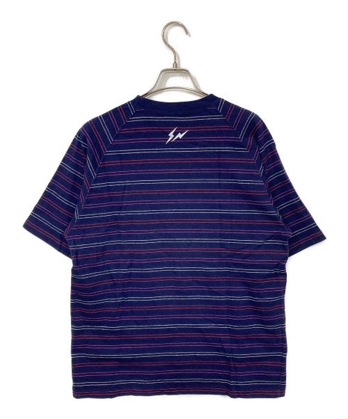 GOODENOUGH（グッドイナフ）GOODENOUGH (グッドイナフ) ボーダーTシャツ ネイビー サイズ:MEDIUMの古着・服飾アイテム