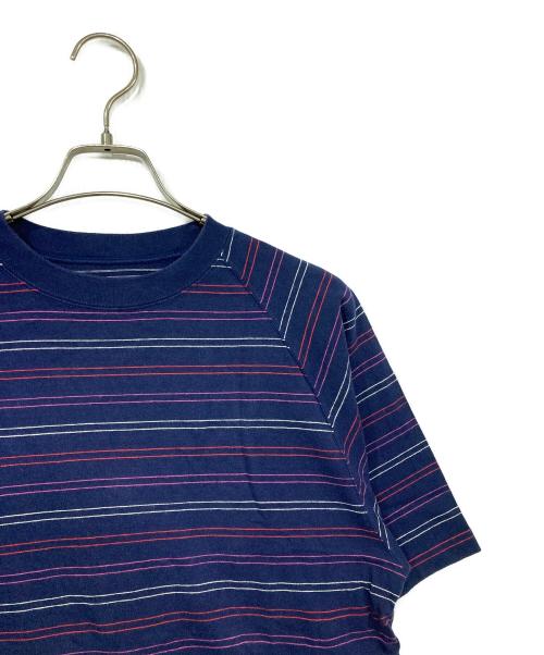 GOODENOUGH（グッドイナフ）GOODENOUGH (グッドイナフ) ボーダーTシャツ ネイビー サイズ:MEDIUMの古着・服飾アイテム