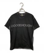 GOODENOUGHグッドイナフ）の古着「手刷風プリントTシャツ」｜ブラック