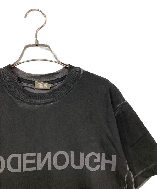 GOODENOUGH（グッドイナフ）GOODENOUGH (グッドイナフ) 手刷風プリントTシャツ ブラック サイズ:Mの古着・服飾アイテム