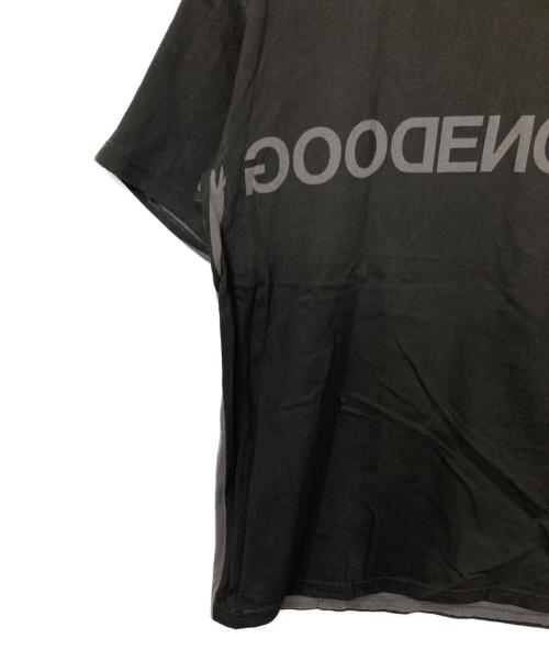 GOODENOUGH（グッドイナフ）GOODENOUGH (グッドイナフ) 手刷風プリントTシャツ ブラック サイズ:Mの古着・服飾アイテム