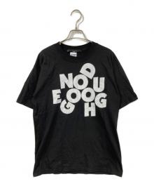 GOODENOUGH（グッドイナフ）の古着「ロゴプリントTシャツ」｜ブラック