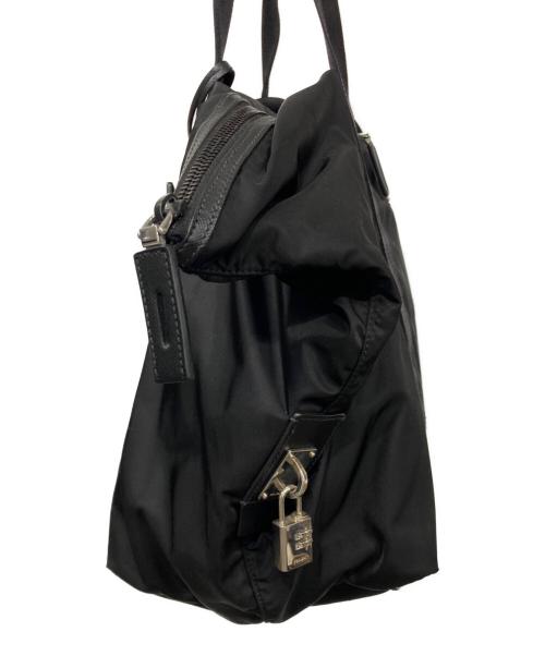 PRADA（プラダ）PRADA (プラダ) ナイロンボストンバッグ ブラックの古着・服飾アイテム