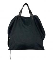 JIL SANDER（ジルサンダー）の古着「TAPE TOTE MD」｜ブラック