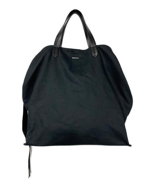 JIL SANDER（ジルサンダー）JIL SANDER (ジルサンダー) TAPE TOTE MD ブラックの古着・服飾アイテム