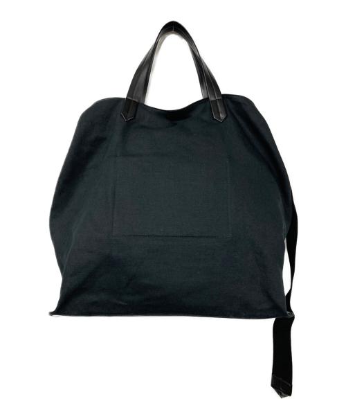 JIL SANDER（ジルサンダー）JIL SANDER (ジルサンダー) TAPE TOTE MD ブラックの古着・服飾アイテム