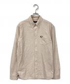 FRED PERRYフレッドペリー）の古着「OXFORD SHIRT」｜ベージュ