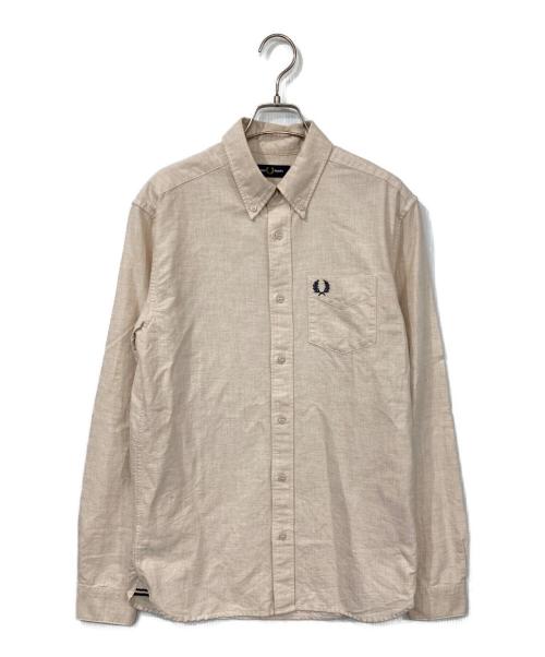 FRED PERRY（フレッドペリー）FRED PERRY (フレッドペリー) OXFORD SHIRT ベージュ サイズ:Sの古着・服飾アイテム